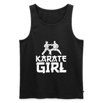 Karaté Sport Arts Martiaux Chinois - Débardeur bio Premium Homme - noir - Devant - Michal (187cm)