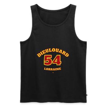 Dieulouard 54 - Débardeur bio Premium Homme - noir - Devant - Michal (187cm)