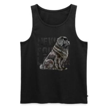 Terre-Neuvien - Débardeur bio Premium Homme - noir - Devant - Michal (187cm)