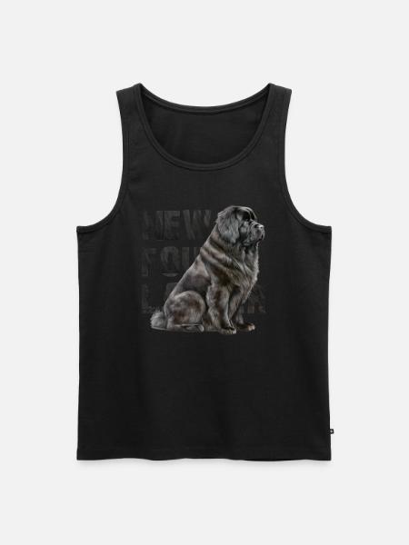 Newfoundlander - Men's Premium Organic Tank Top - black