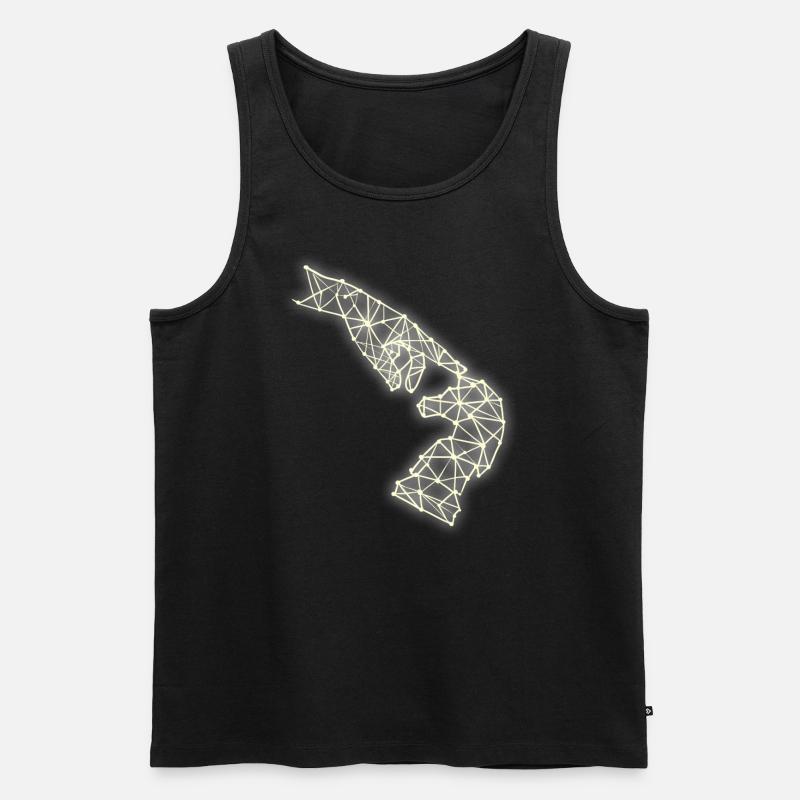 Chess Art - Men's Premium Organic Tank Top - black