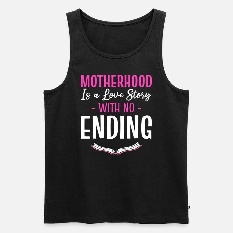 Maternity Committed Mother - Men's Premium Organic Tank Top - black