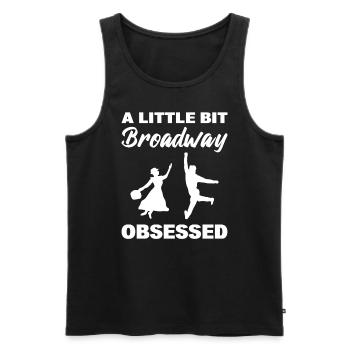 Broadway Musikdirektor - Männer Premium Bio Tank Top - Schwarz - Vorne - Michal (187cm)