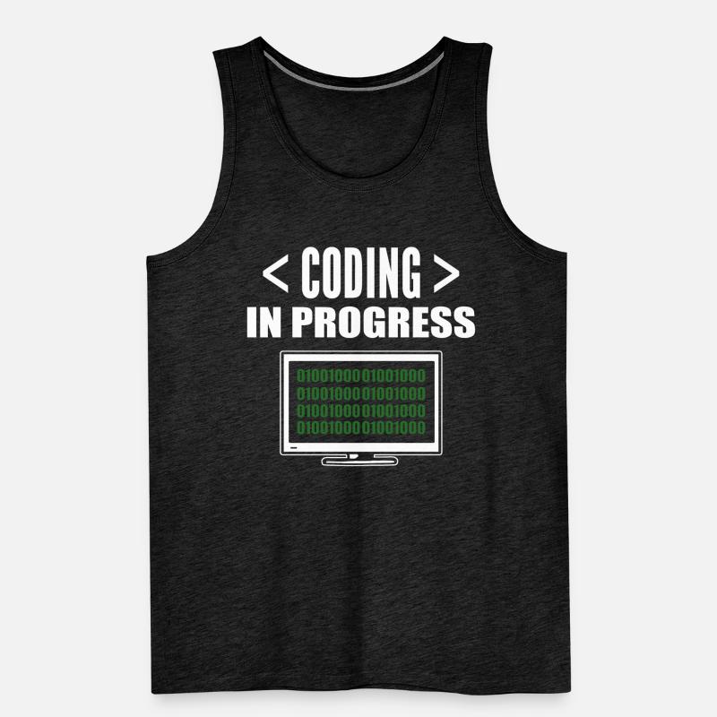 Programmierung und Codierung IT-Spezialist Männer Premium Bio Tank Top