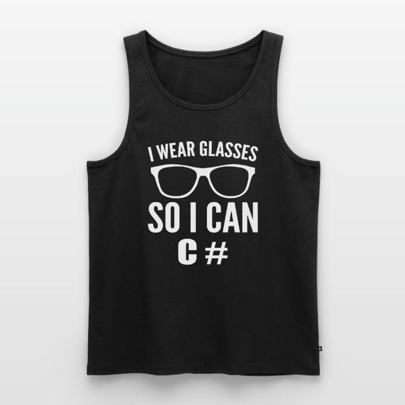 Lustiger Computerprogrammierer Computerfreak Männer Premium Bio Tank Top