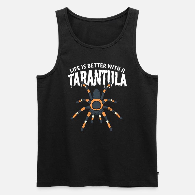 Tarantula Lovers Spider Lovers - Débardeur bio Premium Homme - noir