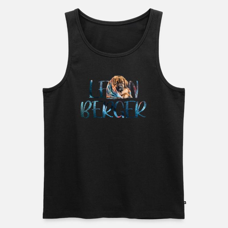 Leonberger - Männer Premium Bio Tank Top - Schwarz