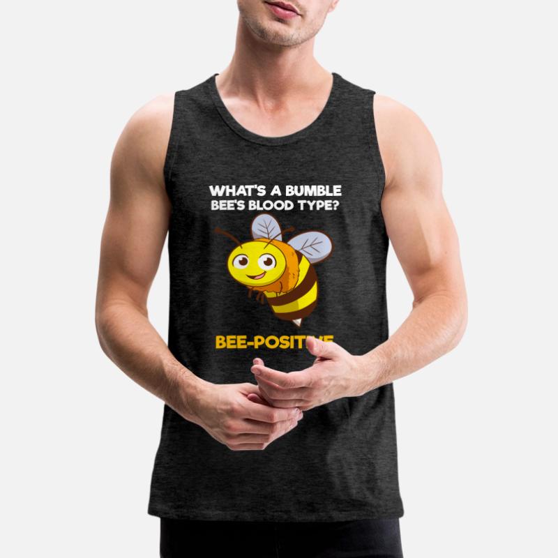 Bienen-positiv Beekeper oder Bauer Männer Premium Bio Tank Top