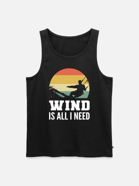 Kitesurf & Kitesurf Kitesurfers - Débardeur bio Premium Homme - noir