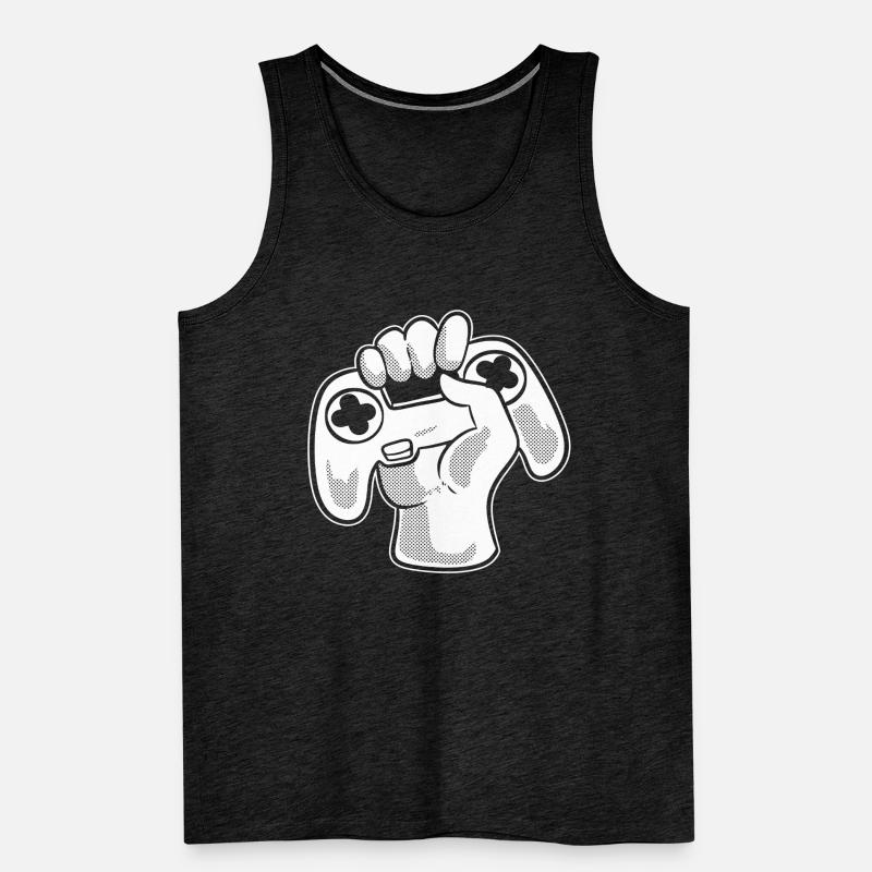 Video Game Controller Computer Freak Men's Premium Organic Tank Top