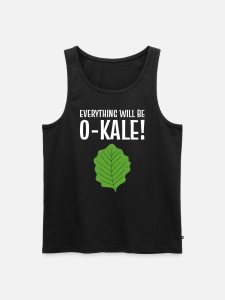 Gemüsekohl Wortspiele Bauer - Männer Premium Bio Tank Top - Schwarz