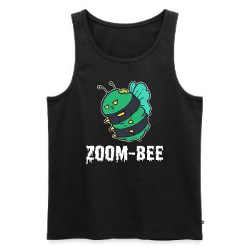 Zoom-bee Bienen Imker - Männer Premium Bio Tank Top - Schwarz - Vorne - AI Model Male 178 light (178cm)