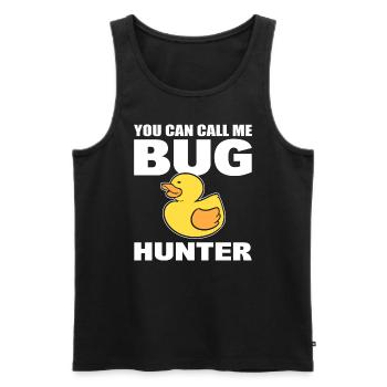 Programmierer -Debugging Computerspezialist - Männer Premium Bio Tank Top - Schwarz - Vorne - AI Model Male 178 light (178cm)
