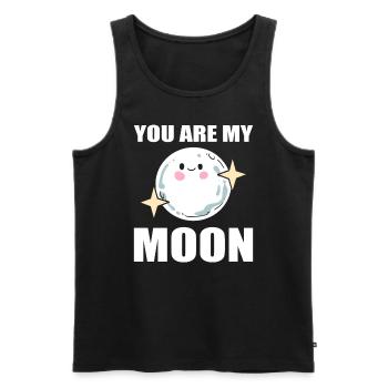 You Are My Moon Astrologe - Männer Premium Bio Tank Top - Schwarz - Vorne - Michal (187cm)