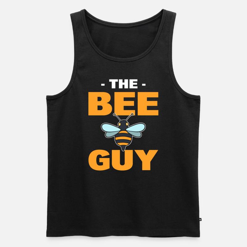 The Bee Guy Imker - Männer Premium Bio Tank Top - Schwarz