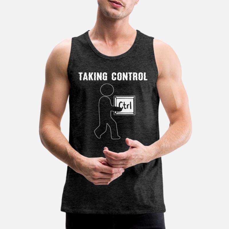 Taking Control Computerprogrammierer Männer Premium Bio Tank Top