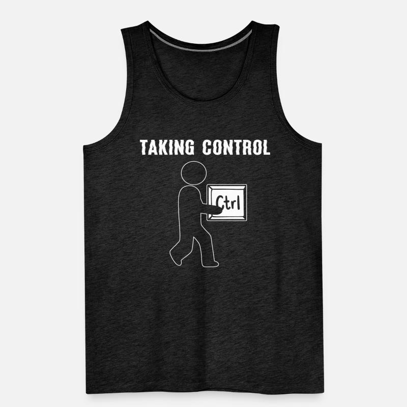 Taking Control Computerprogrammierer Männer Premium Bio Tank Top