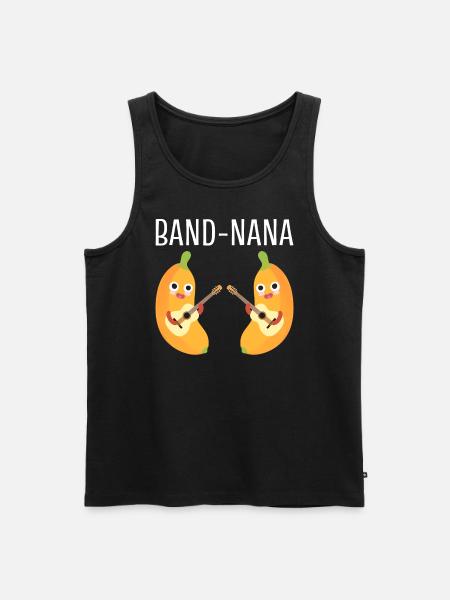 Band-Nana Bandmitglied - Männer Premium Bio Tank Top - Schwarz