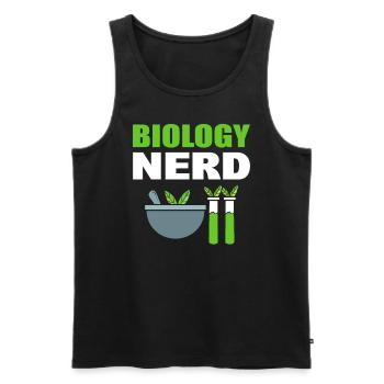 Biology Nerd Biologieprofessor - Männer Premium Bio Tank Top - Schwarz - Vorne - AI Model Male 178 light (178cm)