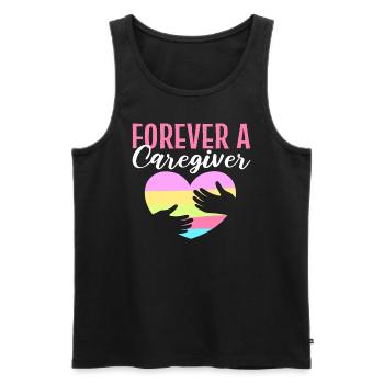 Stolze Pflegekraft - Männer Premium Bio Tank Top - Schwarz - Vorne - Michal (187cm)