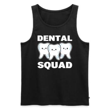Dental Squad Kieferorthopäden - Männer Premium Bio Tank Top - Schwarz - Vorne - AI Model Male 178 light (178cm)