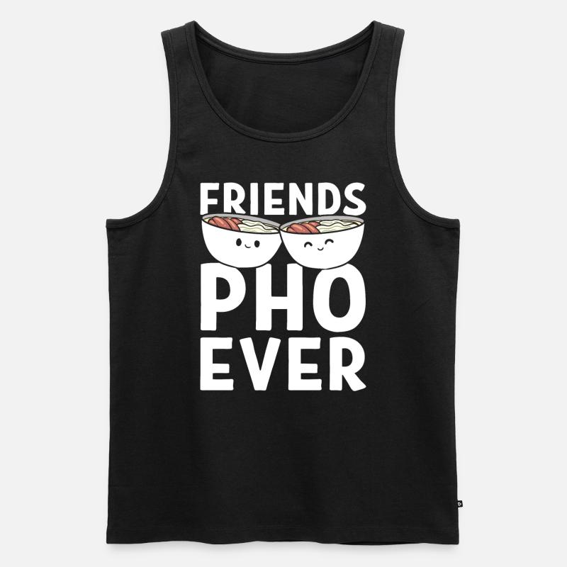 Friends Pho-Ever Koch - Männer Premium Bio Tank Top - Schwarz