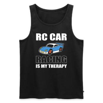 RC -Rennen RC -Enthusiast - Männer Premium Bio Tank Top - Schwarz - Vorne - Michal (187cm)