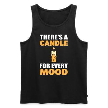 Liebhaber von Kerzen machen Chandler - Männer Premium Bio Tank Top - Schwarz - Vorne - Michal (187cm)