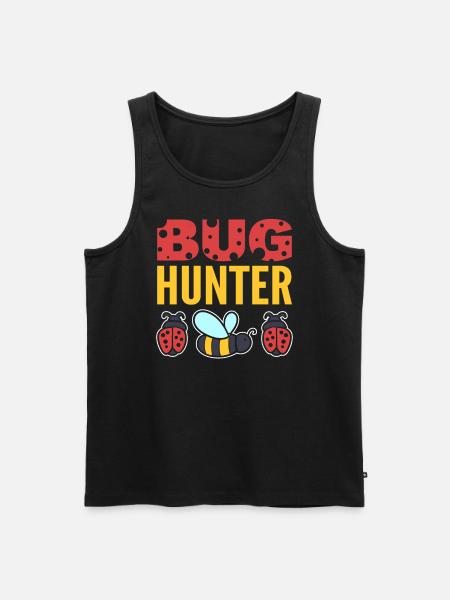 Bug Hunter Entomologe - Männer Premium Bio Tank Top - Schwarz