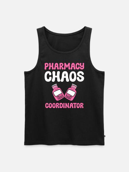 Apothekerleben Apotheker - Männer Premium Bio Tank Top - Schwarz