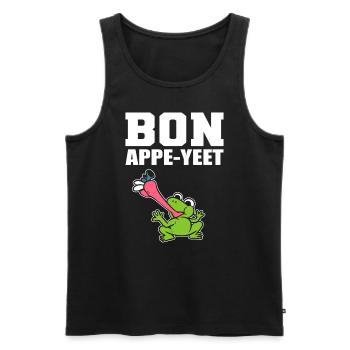 Bon Appe-Yeet Biologe - Männer Premium Bio Tank Top - Schwarz - Vorne - AI Model Male 178 light (178cm)