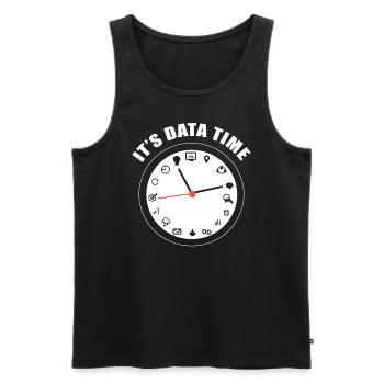 Datenanalyse Data Warehouse Analyst - Männer Premium Bio Tank Top - Schwarz - Vorne - AI Model Male 178 light (178cm)