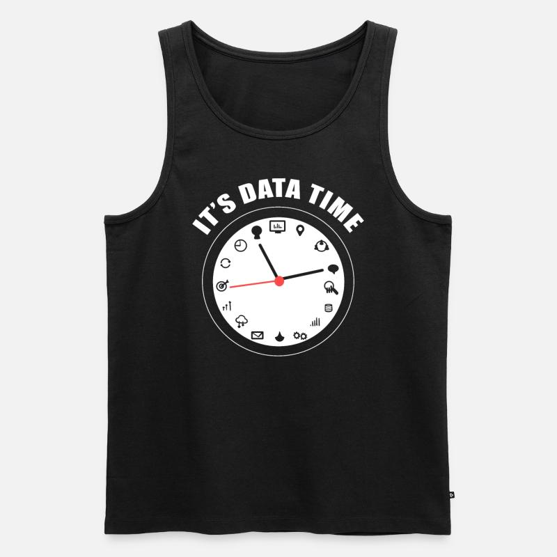 Datenanalyse Data Warehouse Analyst - Männer Premium Bio Tank Top - Schwarz