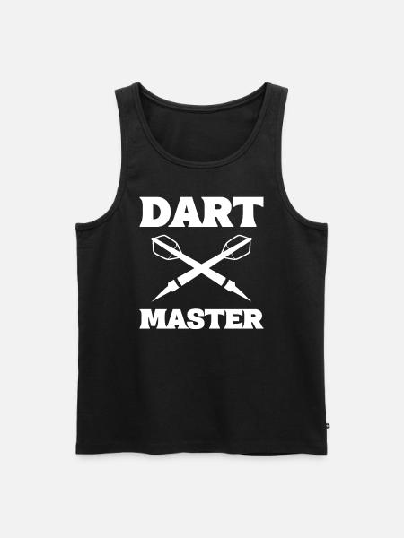 Dart Master Dartmeister - Männer Premium Bio Tank Top - Schwarz