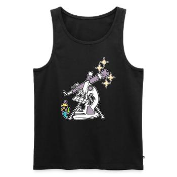 Science Is Everywhere Chemiker - Männer Premium Bio Tank Top - Schwarz - Vorne - Michal (187cm)