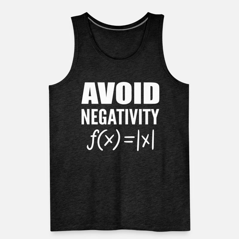 Avoid Negativity Mathematikprofessor Männer Premium Bio Tank Top