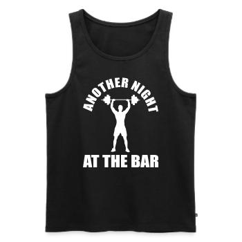 Another Night At The Bar - Männer Premium Bio Tank Top - Schwarz - Vorne - Michal (187cm)