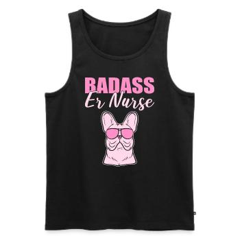 Hundeliebhaber Züchter - Männer Premium Bio Tank Top - Schwarz - Vorne - AI Model Male 178 light (178cm)
