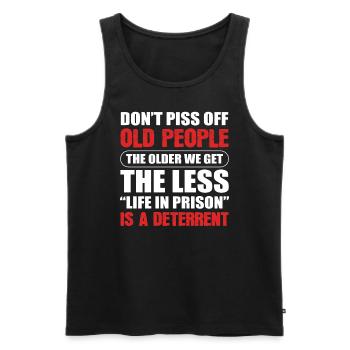 Antiker Liebhaber Antiquitätensammler - Männer Premium Bio Tank Top - Schwarz - Vorne - Michal (187cm)