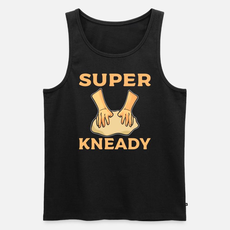 Lustiges Backen Spezialbäcker - Männer Premium Bio Tank Top - Schwarz