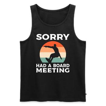 Lustiges Surfen Surfenlehrer - Männer Premium Bio Tank Top - Schwarz - Vorne - AI Model Male 178 light (178cm)