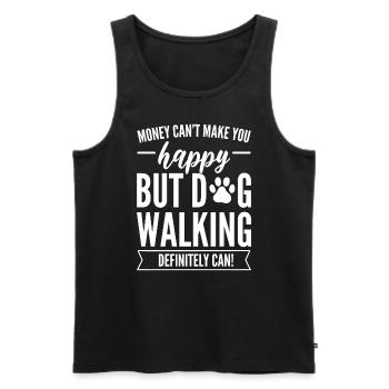 Hundeliebhaber Hundesitter - Männer Premium Bio Tank Top - Schwarz - Vorne - Michal (187cm)