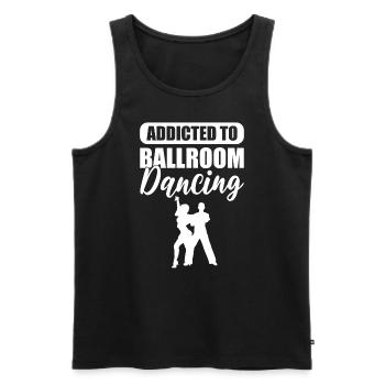 Ballsaal Tanzliebhaber Tanzlehrer - Männer Premium Bio Tank Top - Schwarz - Vorne - Michal (187cm)