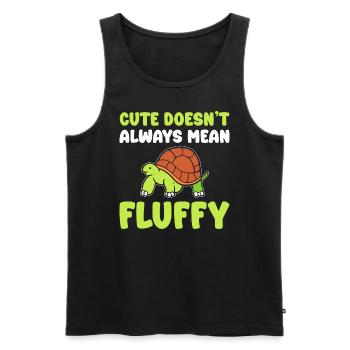 Schildkröte Haustier Feldbiologe - Männer Premium Bio Tank Top - Schwarz - Vorne - Michal (187cm)