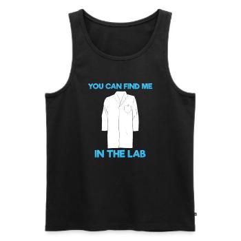 Science Pun Forschungswissenschaftler - Männer Premium Bio Tank Top - Schwarz - Vorne - AI Model Male 178 light (178cm)