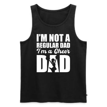 I'm Not A Regular Dad I'm A Cheer Dad - Männer Premium Bio Tank Top - Schwarz - Vorne - Michal (187cm)