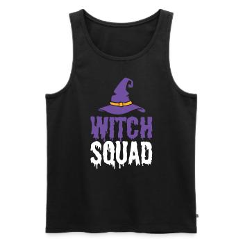 Witch Squad Zauberin - Männer Premium Bio Tank Top - Schwarz - Vorne - AI Model Male 178 light (178cm)