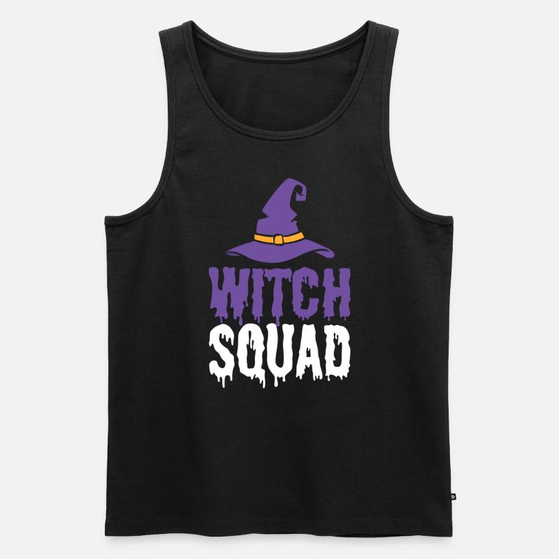 Witch Squad Zauberin - Männer Premium Bio Tank Top - Schwarz