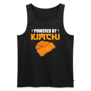 Powered By Kimchi Kimchi-Liebhaber - Männer Premium Bio Tank Top - Schwarz - Vorne - AI Model Male 178 light (178cm)