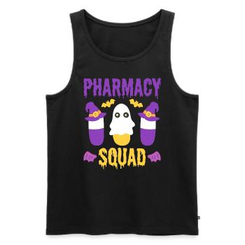 Pharmacy Squad Apotheker - Männer Premium Bio Tank Top - Schwarz - Vorne - AI Model Male 178 light (178cm)